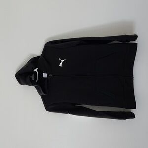 Kids Puma black hoodie jacket